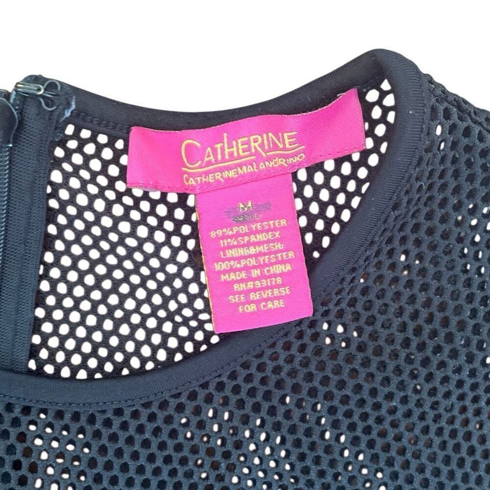 Catherine Malandrino black evening dress size medium